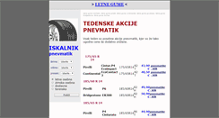Desktop Screenshot of letne-gume.avtogume.com