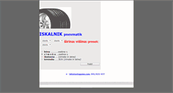 Desktop Screenshot of iskalnik.avtogume.com