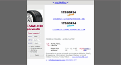 Desktop Screenshot of 175-80r14.avtogume.com
